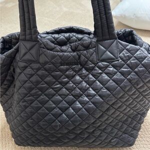 MZ Wallace Charcoal Quilted Tote
